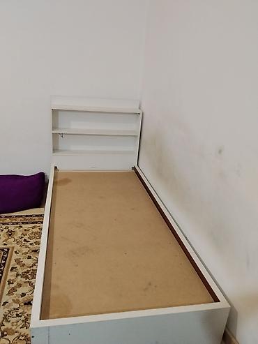 полк: Односпальная кровать с встроенным изголовьем-стеллажом и выдвижными — 4