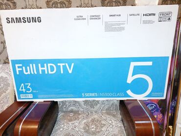 televizor altlıgı: Yeni Televizor Samsung 49" FHD (1920x1080), Pulsuz çatdırılma
