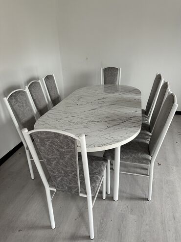 купить стол со стульями: Комплект стол и стулья Кухонный, Новый