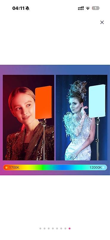 Фото и видеокамеры: PM-60 RGB LED işıqlandırıcı foto çəkiliş zamanı keyfiyyətli və parlaq — 8