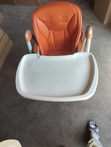 peg perego стульчик: Стульчик для кормления, Б/у, цвет - Оранжевый — 1