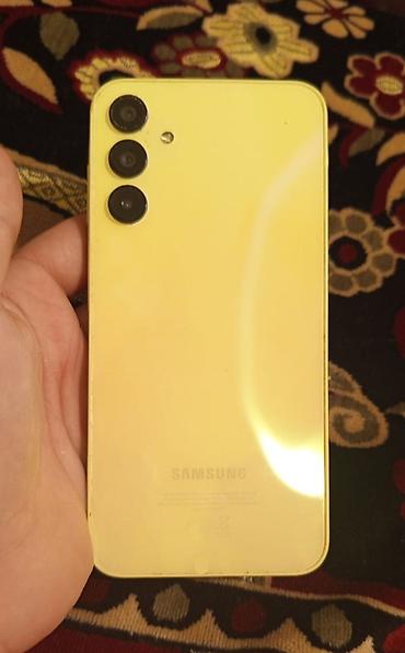 samsung 2 ci el: Samsung Galaxy A15, 128 GB, rəng - Sarı, İki sim kartlı — 1