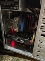 системник монитор: Компьютер, ядролор - 4, ОЭТ 8 ГБ, Оюндар үчүн, Колдонулган, Intel Core i5, AMD Radeon RX 580, HDD + SSD