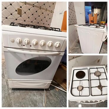 Mikrodalğalı sobalar: Plitə Qazlı, Ayrıca dayanan, 4 gözlü, İşlənmiş