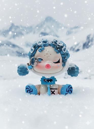 funco pop: Фигурка Pop Mart Skullpanda серия "City of Night" Ее имя: Heart — 1