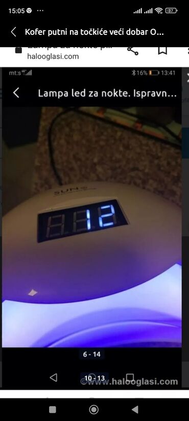 UV i LED lampe za nokte: Lampa za nokte NA DIODE dobra
Ispravna 
 Mirjevo — 11