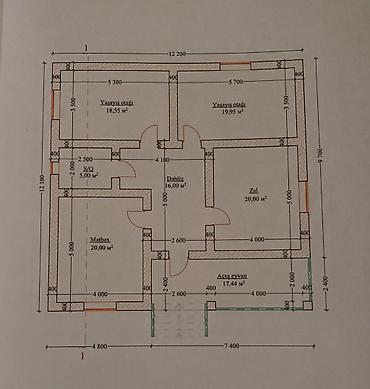 quba amsar kendi torpaq satilir: 4 otaqlı, 99 kv. m, Kredit yoxdur, Təmirsiz — 1