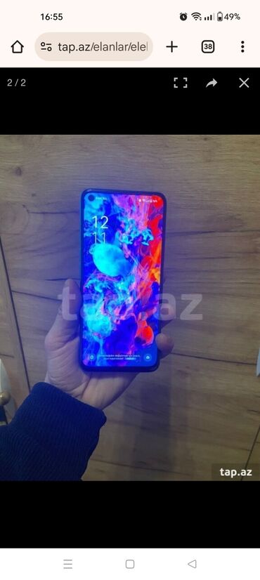 Realme: Realme 9i 5G, 256 GB, rəng - Göy, Barmaq izi