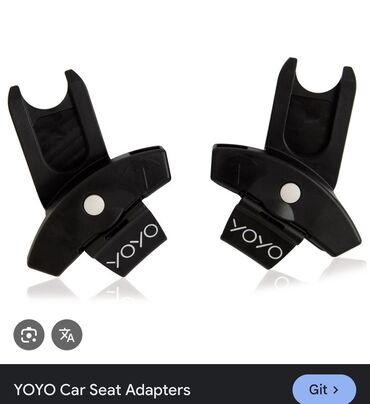 ремни безопасности на коляску: YOYO Car Seat Adapters – Avtomobil oturacağı üçün adapter cütü - Uşaq