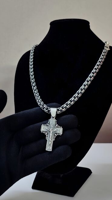 Серебряные цепочки: Массивная Серебряная цепь "Рамзес" 132 гр 55 см Ручная работа — 29