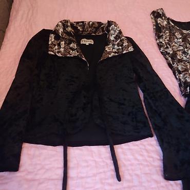 basqa: Qadın üçlük dəst – jilet/kofta, ətək və qısa jaket. велюр. хорошое — 3