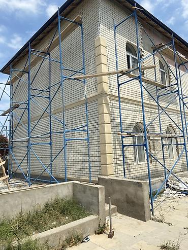 təmir qiymətləri: Fasad işləri və hündürlükdə xidmətlər - Binalarin evlerin renglenmesi — 4
