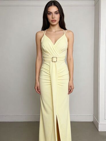 Haljine: Moda One size, bоја - Svetloplava, Večernji, maturski, Na bretele — 10