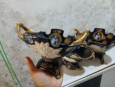 Qab-qacaq və mətbəx ləvazimatları: Madonna stili üslubda dekorativ porselen qab dəsti satılır. Qiymət 3 — 6