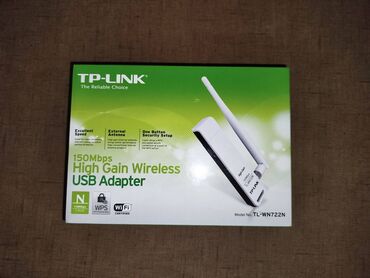 notebook wifi adapter: 💻 TP-Link TL-WN722N Wi-Fi adapter (USB) ⚡ Sürət: 150 Mbit/s-ə qədər 📶