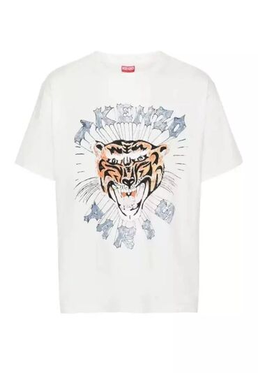 Futbolkalar: Futbolka, Kenzo, XL (EU 42), rəng - Ağ
