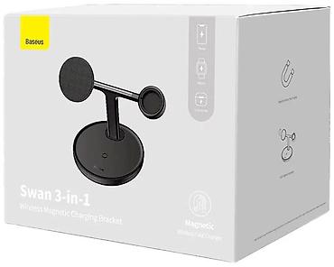 adapt: **Baseus Swan WXTE000101 3-in-1 Simsiz Şarj Stendi** Baseus Swan — 1