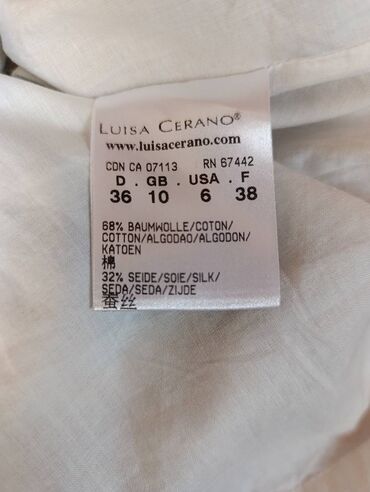 Haljine: Luisa Cerano luksuzna maxi haljina akvarel print 38, svila/viskoza — 11