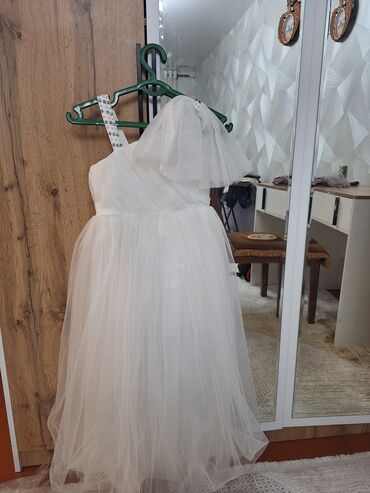 Платья: Детское платье, цвет - Белый — 1