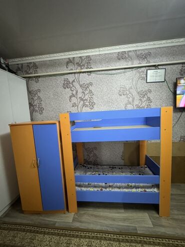 дом на колесах цена бишкек: Детский мебельный комплект: двухъярусная кровать + шкаф+ 1 матрас -