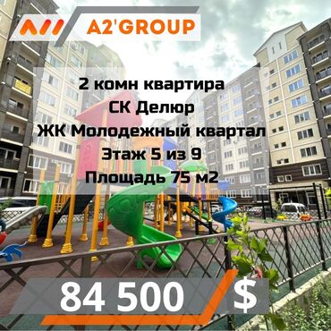 молодежная: 2 комнаты, 75 м², 108 серия, 5 этаж, ПСО (под самоотделку)