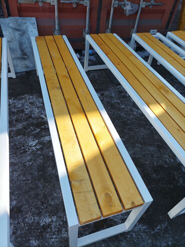 Другая садовая мебель: Скамейка без спинки Скамейка со спинкой Изготовим любой размер и фасон — 4