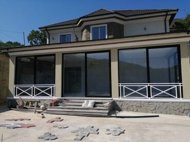 Plastik pəncərələr: Yeni İkiqat şüşə paketi Plastik pəncərə, Еni: 350 sm, Uzunluğu: 300 sm, Pulsuz quraşdırma — 19