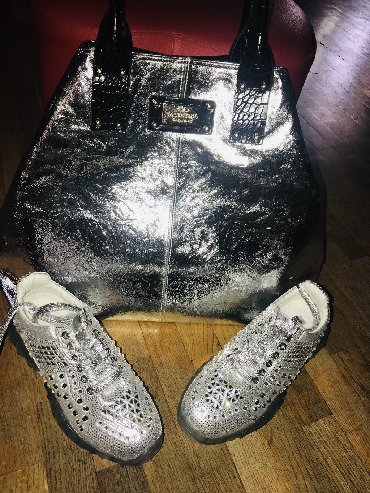 Women's Sneakers and athletic shoes: Ölçü: 37, rəng - Gümüşü, Yeni — 22