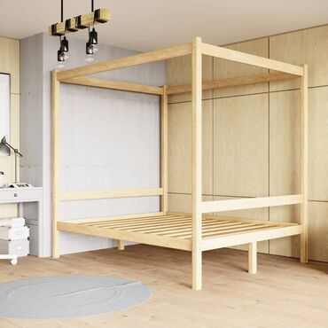 двуспальная кровать из дерева: Двуспальная Кровать, Новый