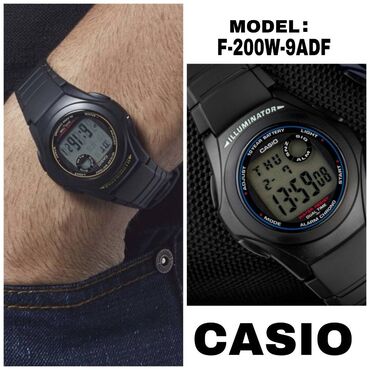 casio saatlari: Yeni, Qol saatı, Casio, rəng - Qara