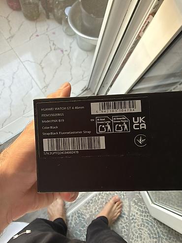 active 2: Huawei Watch GT 4 (46 mm) – qara rəng Xüsusiyyətlər: - Model: PNX-B19 — 4