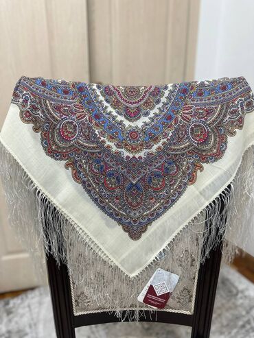 Платки: Платки Павлопосадские✨ Новое поступление 😍 Размер 89*89 с бахромой / — 8