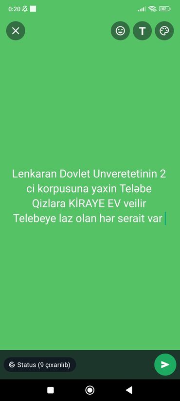 xırdalanda 1 otaqlı kirayə evlər: Lenkaran