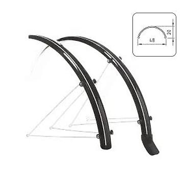 cat mbc 313: WAG KOMPLET BLATOBRANA POLIKARBONATNI - 28\ X 48 MM, CRNI | • — 2