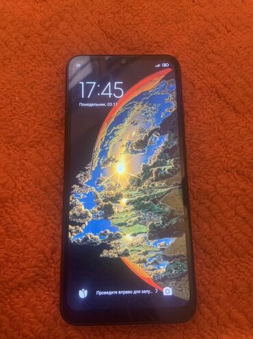 газ сатам: Redmi, Redmi 10A, Б/у, 64 ГБ, цвет - Черный, 2 SIM