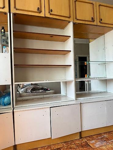 Гарнитуры для зала: Секция советской стенки с открытыми полками - Материал — 6