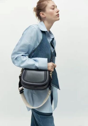 черная европейская овчарка: Элегантная сумка от Zara выполнена из высококачественных материалов