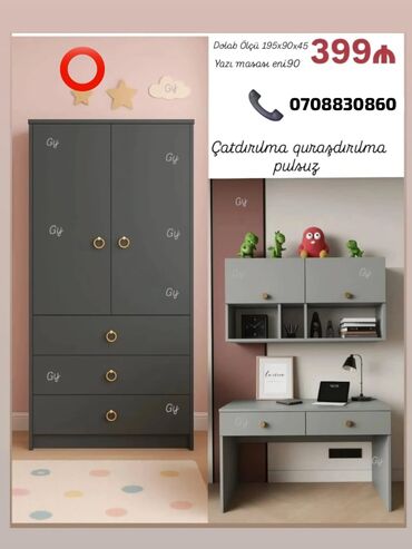 Matraslar: Dest weklinde satılır. qiymeti 399azn dolab ve yazi masası catdirilma