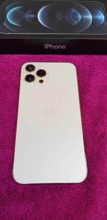 Apple iPhone: Apple iPhone iPhone 12 Pro Max, 128 GB, White Titanium — 3