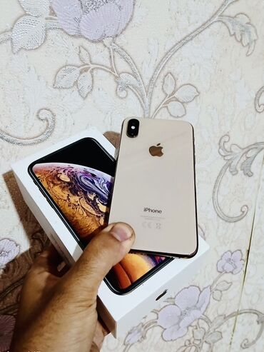 Apple iPhone: IPhone Xs, Qızılı, Face ID