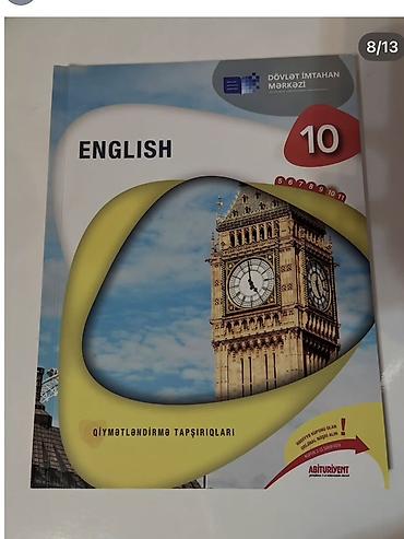 Школьные учебники: Məhsul: “English 10” – Qiymətləndirmə Tapşırıqları kitabı - — 1