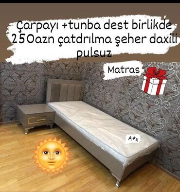 mətbəx dəsti: Çarpayı ve tumba