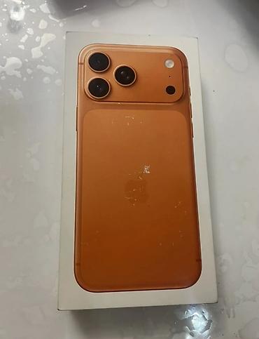 IPhone 17 Pro Max, 256 GB, Narıncı, Zəmanət, Simsiz şarj, Face ID