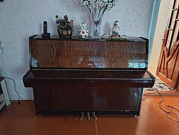 инструмент: Şaquli piano - Korpus: tünd qəhvəyi, parlaq lak örtüklü taxta — 1