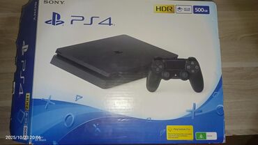 сони псп: ((Oyunlara biriklde))Sony PlayStation 4 (PS4) – 500 GB, Jet Black
