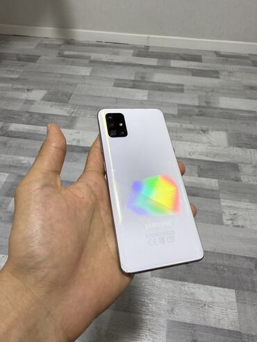 купить самсунг а51 бу: Samsung Galaxy A51, Колдонулган, 128 ГБ, түсү - Ак