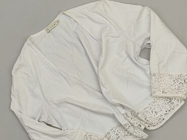 biały sweterek z golfem: Narzutka M (EU 38), stan - Dobry