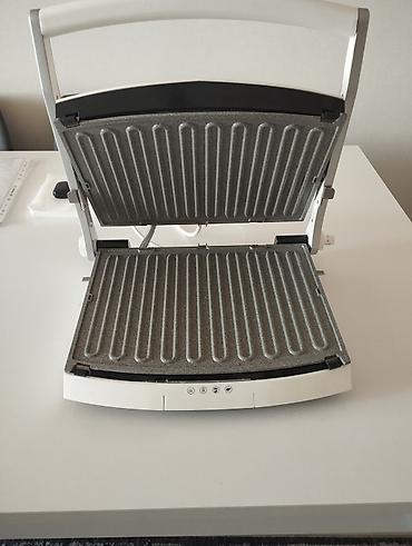istilik: Karaca elektrikli tost və ızgara aparatı - Rəng: ağ/gümüş - Qapaqlı — 3