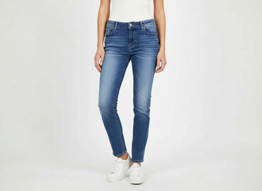 dżinsy z prostymi nogawkami: Jeans for women, size S