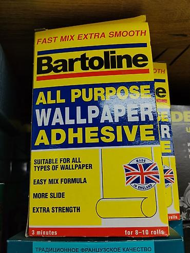 Туш кагаздар үчүн клей: Клей для обоев Bartoline All Purpose Wallpaper Adhesive. - — 1